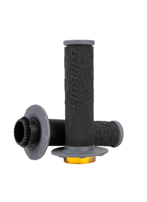 Circuit Kira Lock-On Grips - Dark Gray / Black