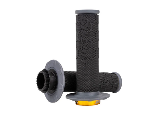 Kira Lock-On Grips - Dark Gray / Black