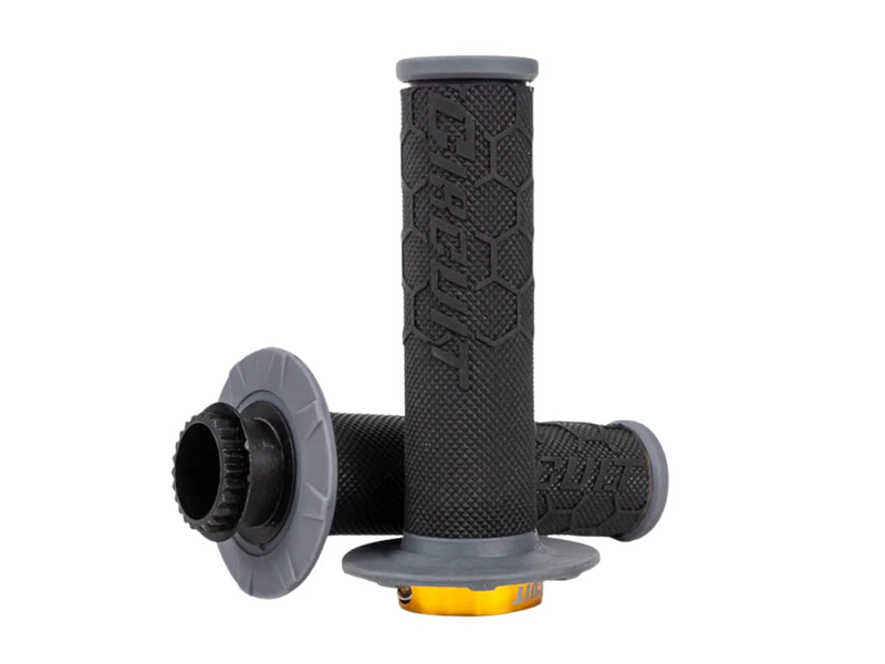 Circuit Kira Lock-On Grips - Dark Gray / Black