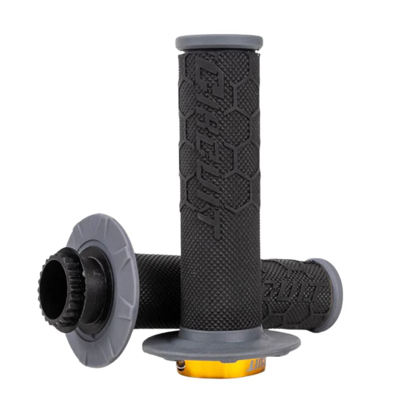 Kira Lock-On Grips - Dark Gray / Black