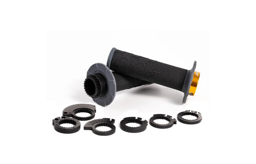 Kira Lock-On Grips - Dark Gray / Black