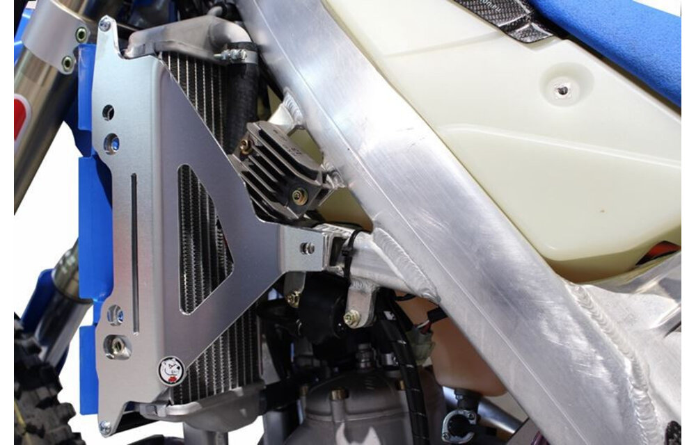 AXP 2019 - 2021 TM RACING 250/300 2stroke MX/END RADIATOR GUARDS - BLACK