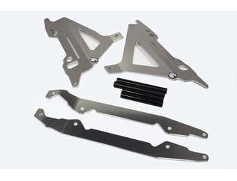 AXP 2019 - 2021 TM RACING 250/300 2stroke MX/END RADIATOR GUARDS - BLACK