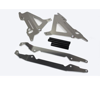 AXP AXP 2019 - 2021 TM RACING 250/300 2stroke MX/END RADIATOR GUARDS - BLACK