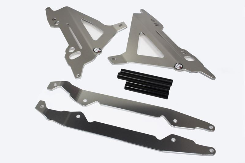 AXP 2019 - 2021 TM RACING 250/300 2stroke MX/END RADIATOR GUARDS - BLACK