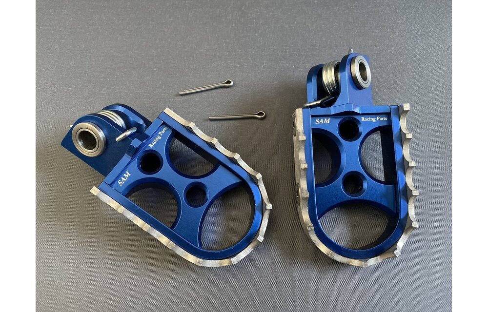 SAM CNC Footpegs TM 125-> / 2022->