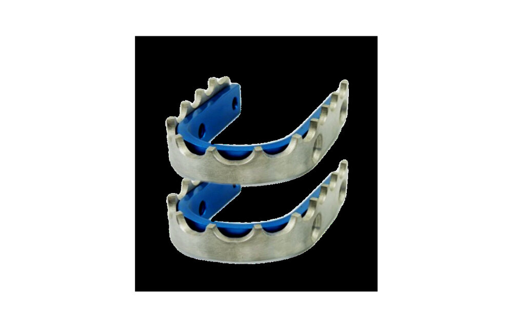 SAM Racing replacement inserts for enduro/cross footpegs (low teeth)