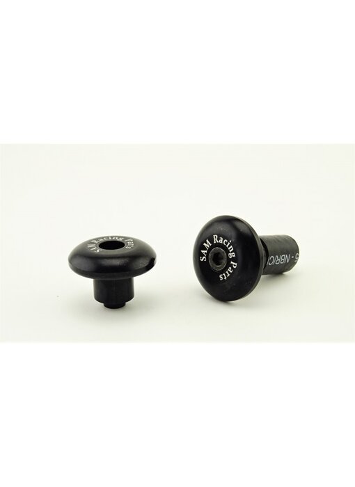 SAM Racing SAM Racing Handlebar Caps Black