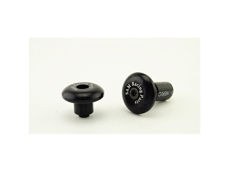 SAM Racing SAM Racing Handlebar Caps Black