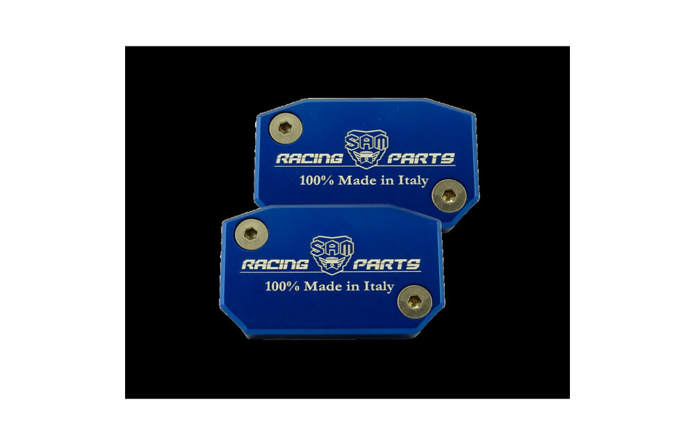 SAM Racing Brembo CNC reservoir caps - blue