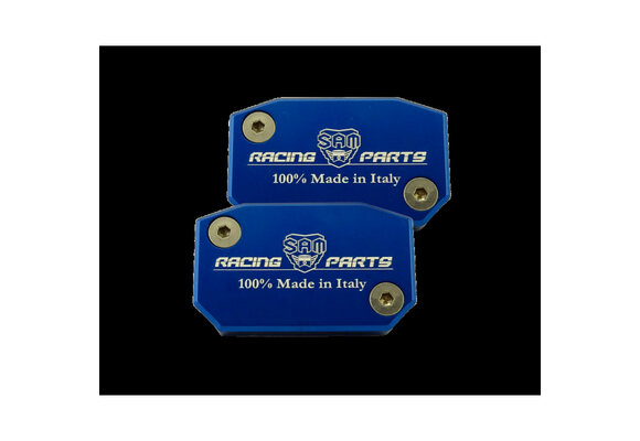 SAM Racing Brembo CNC reservoir caps - blue