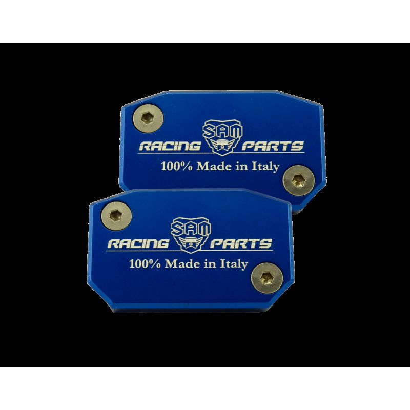 SAM Racing Brembo CNC reservoir caps - blue