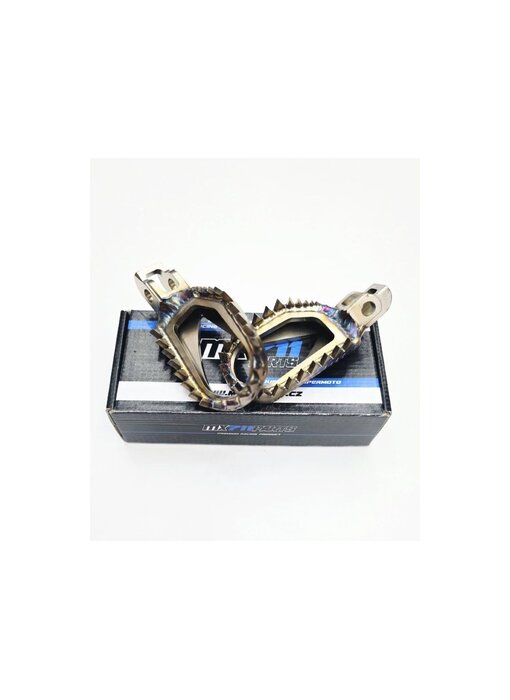 MX711 SUPERGRIP STAINLESS STEEL FOOTPEGS 2022-> STANDARD HEIGHT/OFFSET