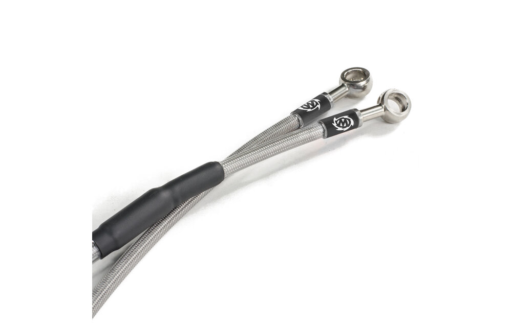 Steel Braided Rear Brake Line - 2005-> 125->