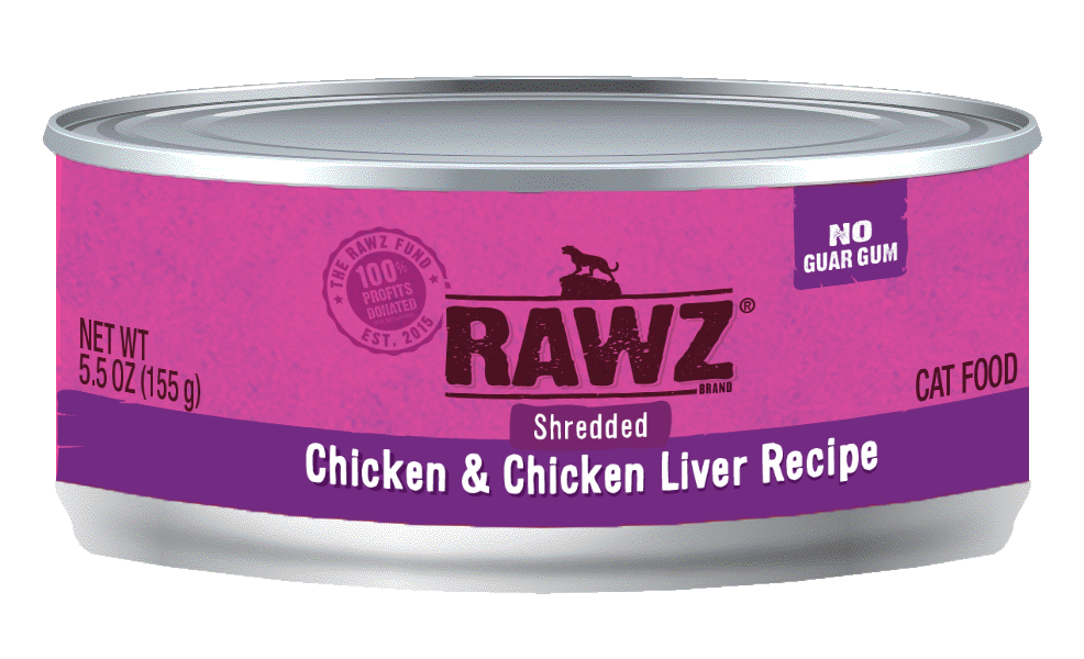 Rawz Natural Pet Food Rawz Shredded Chk & Chicken Liver 5.5 oz