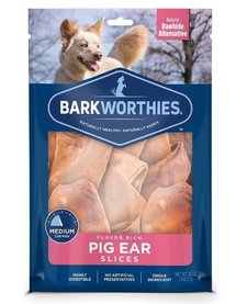 Barkworthies Pig Ear Slices 12 oz