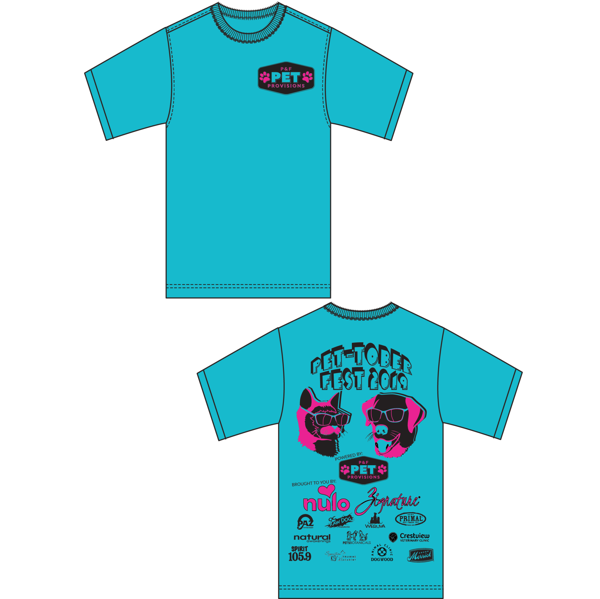 Presale Blue Pet Tober Fest Shirt Xl P F Pet Provisions