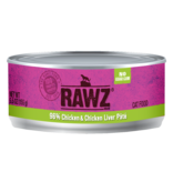 Rawz Natural Pet Food Rawz 96% Chicken/ Ckn Liver 5.5 oz