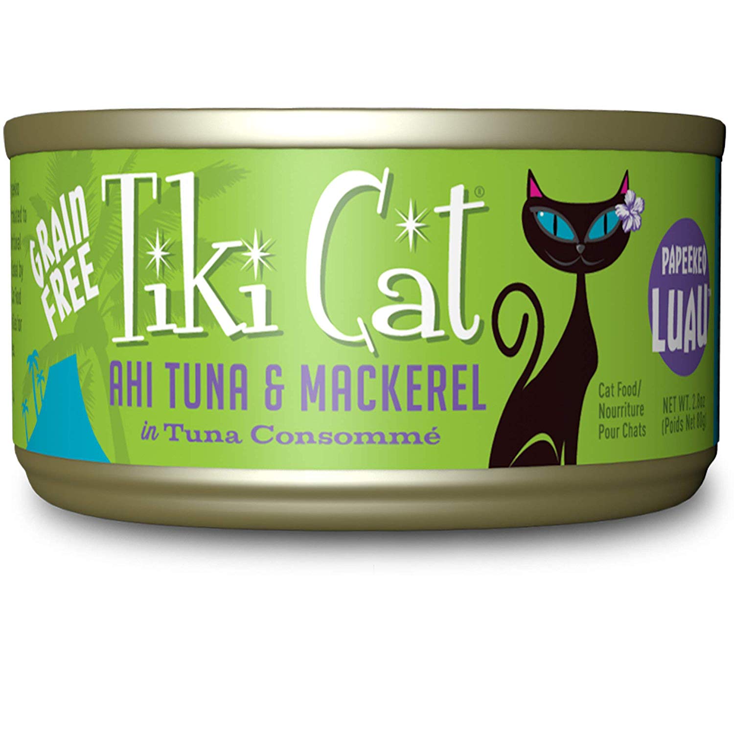 Tiki Tiki Cat Ahi Tuna & Mackerel 2.8 oz