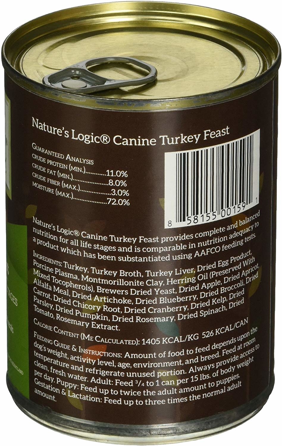 Nature's Logic Nature's Logic Dog Turkey 13.2 oz