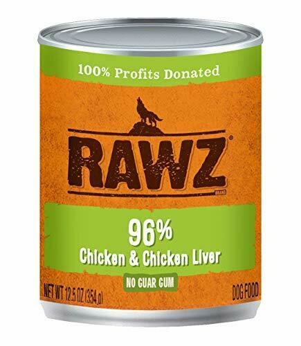 Rawz Natural Pet Food Rawz 96% Chicken/Chk Liver 12.5 oz