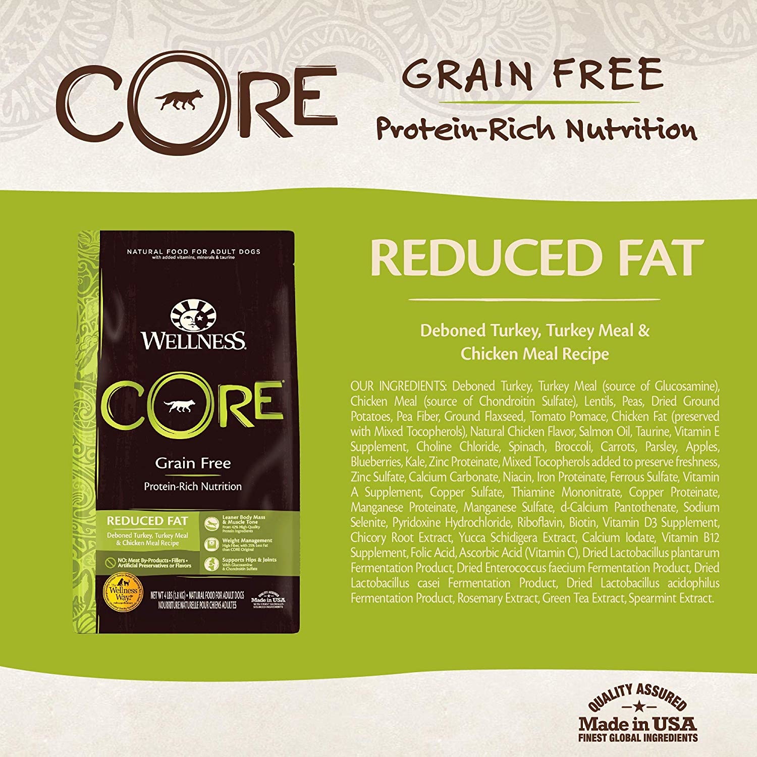 wellness core reduced fat