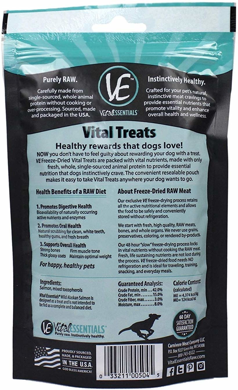 Vital Essentials Vital Essentials Freeze-Dried Salmon 2.5 oz
