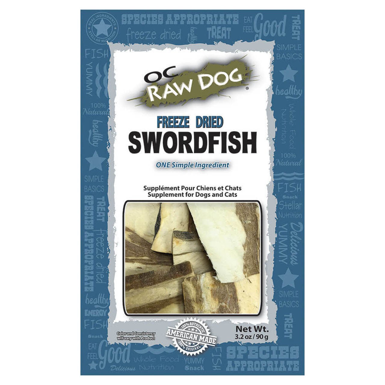 OC Raw OC Raw Freeze-Dried Swordfish Treats 3.2 oz