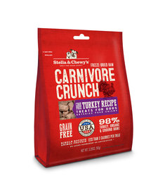 Stella & Chewy Carnivore Crunch Turkey 3.25 oz