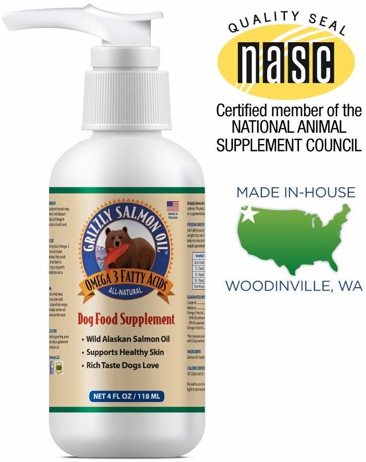 grizzly pet products salmon oil