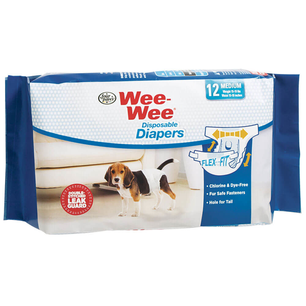 four paws wee wee diapers