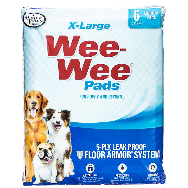 Four Paws Products LTD Four Paws Wee Wee Pads XL 6 ct
