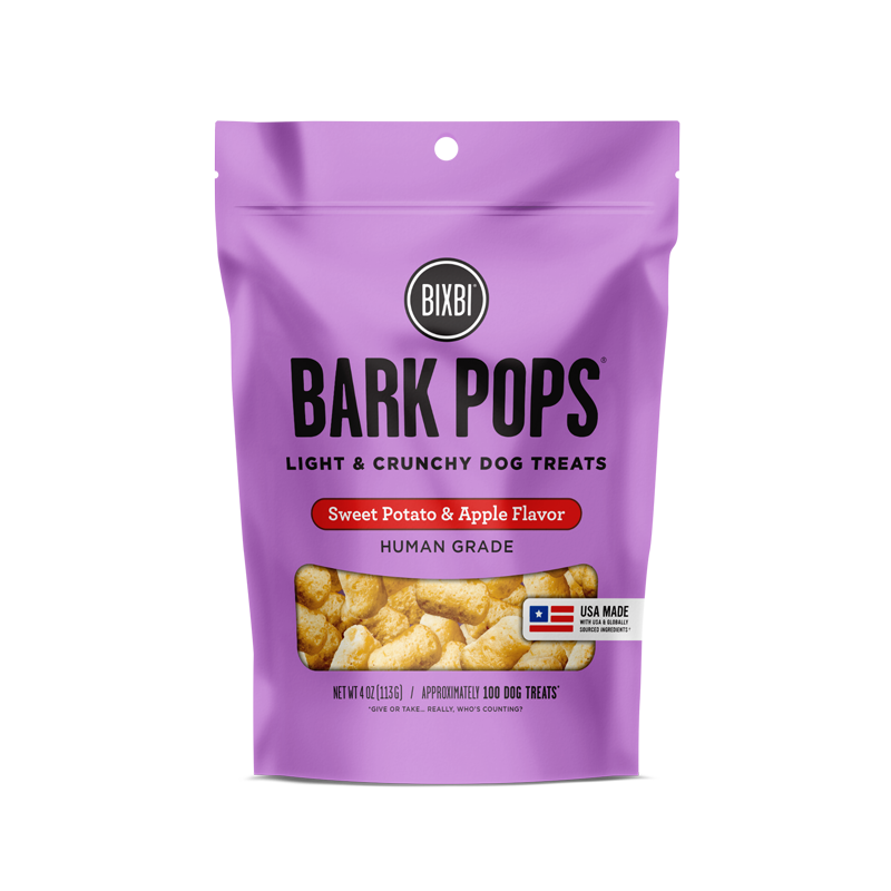 Bixbi Bixbi Bark Pops Sweet Potato & Apple 4 oz