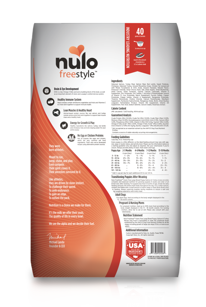 Nulo Nulo Freestyle Large Breed Puppy 4.5lb
