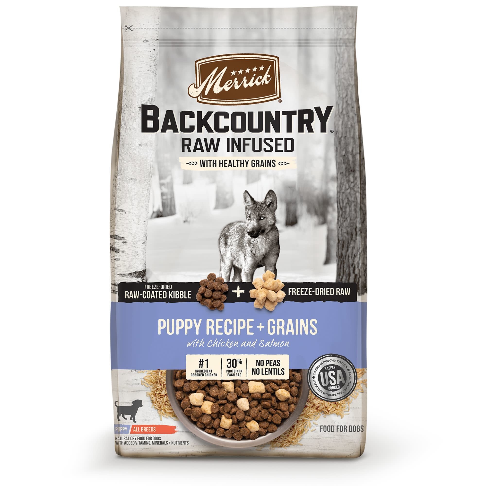 Merrick Merrick Backcountry Puppy Recipe & Grain 4lb.