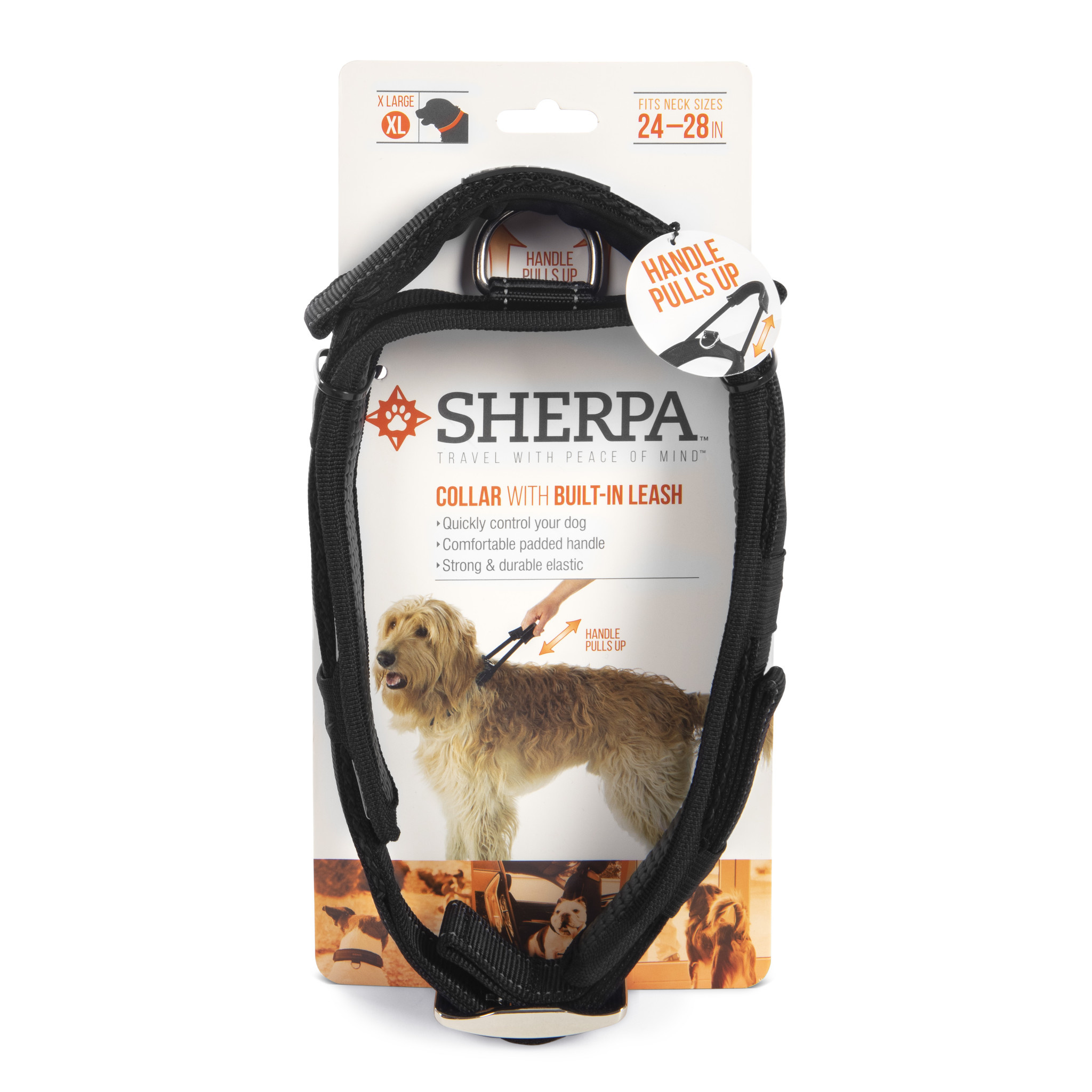 Sherpa Pet Group Sherpa Collar with Built-In Leash XL