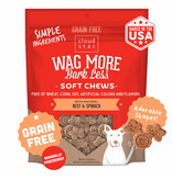 Cloud Star Wag More Beef & Spinach Soft Chew 5oz