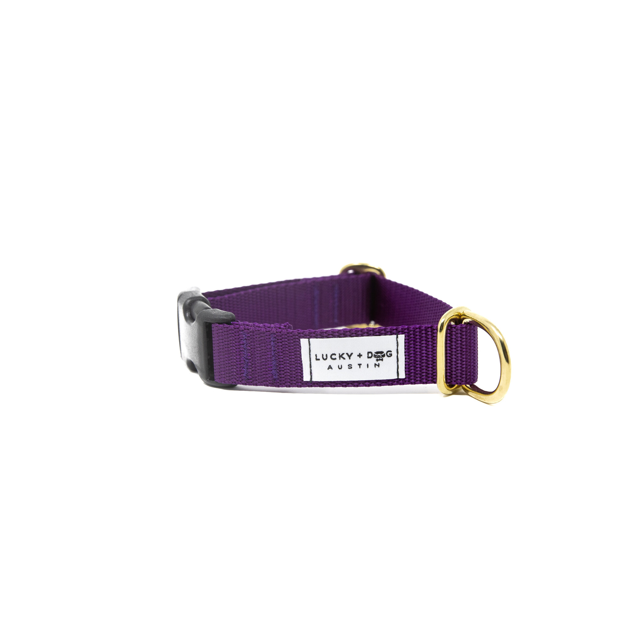 Lucky + Dog Lucky + Dog Activewear Collar Purple XL