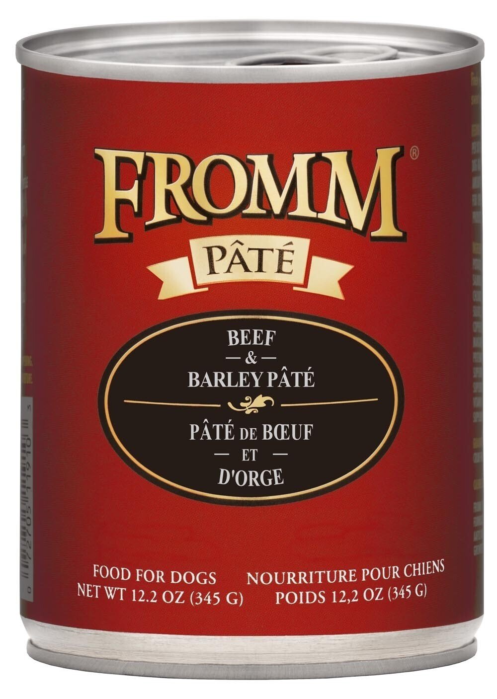 Fromm Family Foods LLC Fromm Gold Beef & Barley Pate 12.5oz