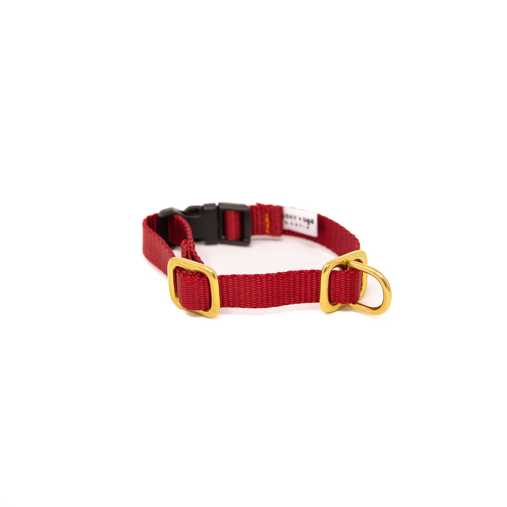 Lucky + Dog Lucky + Dog Puppy Collar Red SM