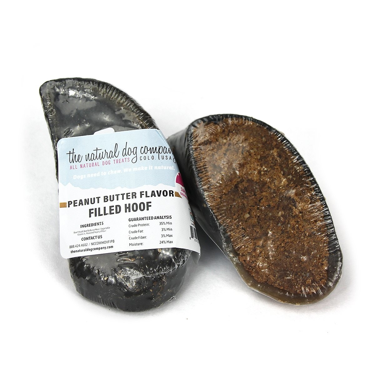 The Natural Dog Co. NDC Peanut Butter Filled Hoof