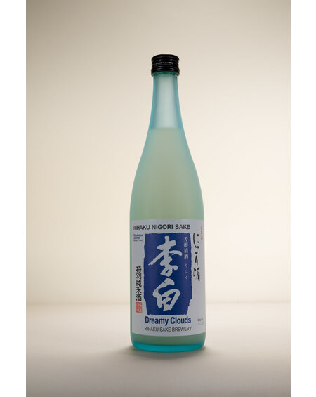 Rihaku Shuzo, Dreamy Clouds, Nigori Tokubetsu Junmai Sake, 720ml Rihaku Shuzo, Dreamy Clouds, Nigori Tokubetsu Junmai Sake, 720ml