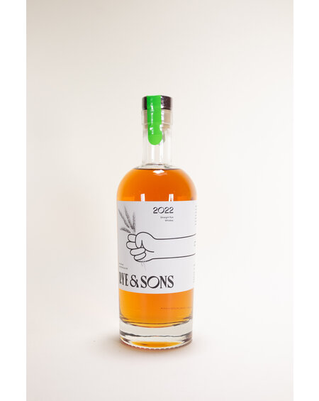 Rye & Sons, Straight Rye Whiskey, 750ml
