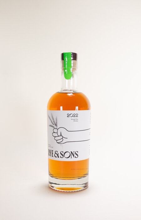 Rye & Sons, Straight Rye Whiskey, 750ml