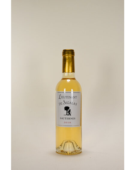 Lieutenant De Sigalas, Sauternes, 2017, 375 ml Lieutenant De Sigalas, Sauternes, 2017, 375 ml