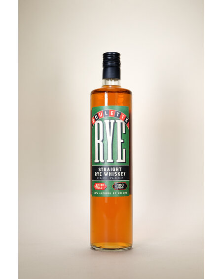 Proof and Wood,  Roulette Rye, 4 Year Straight Rye Whiskey, 750 ml