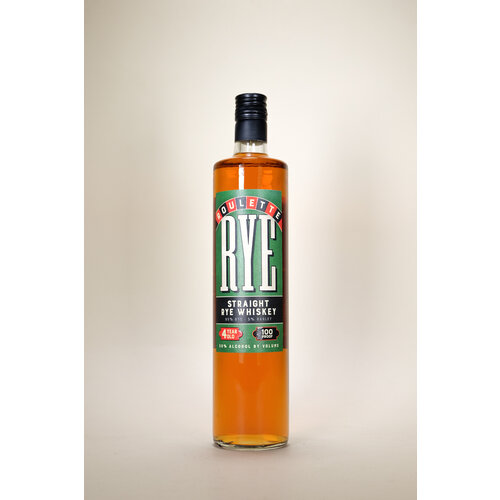 Proof and Wood,  Roulette Rye, 4 Year Straight Rye Whiskey, 750 ml