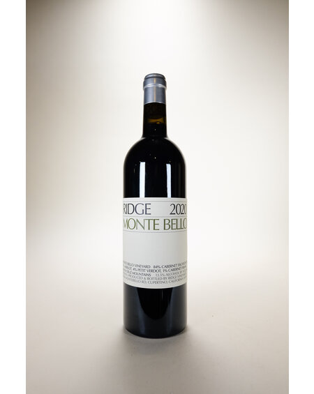 Ridge, Cabernet Sauvignon, Monte Bello, 2020, 750ml