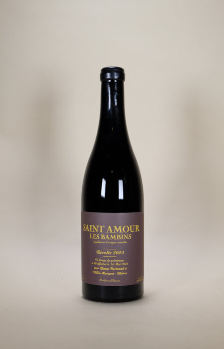 Yann Bertrand, Saint Amour Les Bambins, 2023, 750 ml