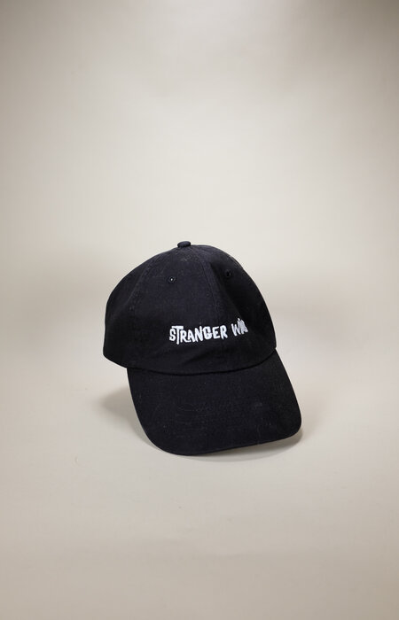 Stranger Wines, Dad Hat, Black Embroidered Baseball Cap